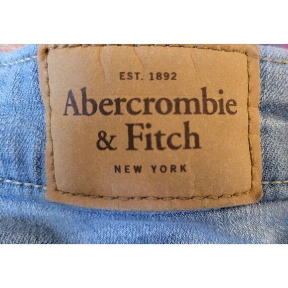 Abercrombie & Fitch Jeans Women (4L) 26X31 Super Skinny Low Rise Distressed - Picture 12 of 16